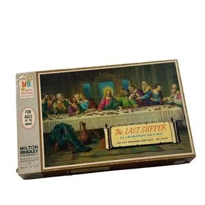 Milton Bradley The Last Supper‎ 1000 Pieces Puzzle UNCOUNTED